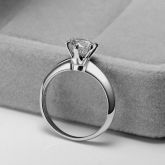 Anel Fem, Solitária Folheado a Ouro 18k Italina (code AA01)
